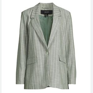 Sage Green Linen Blazer